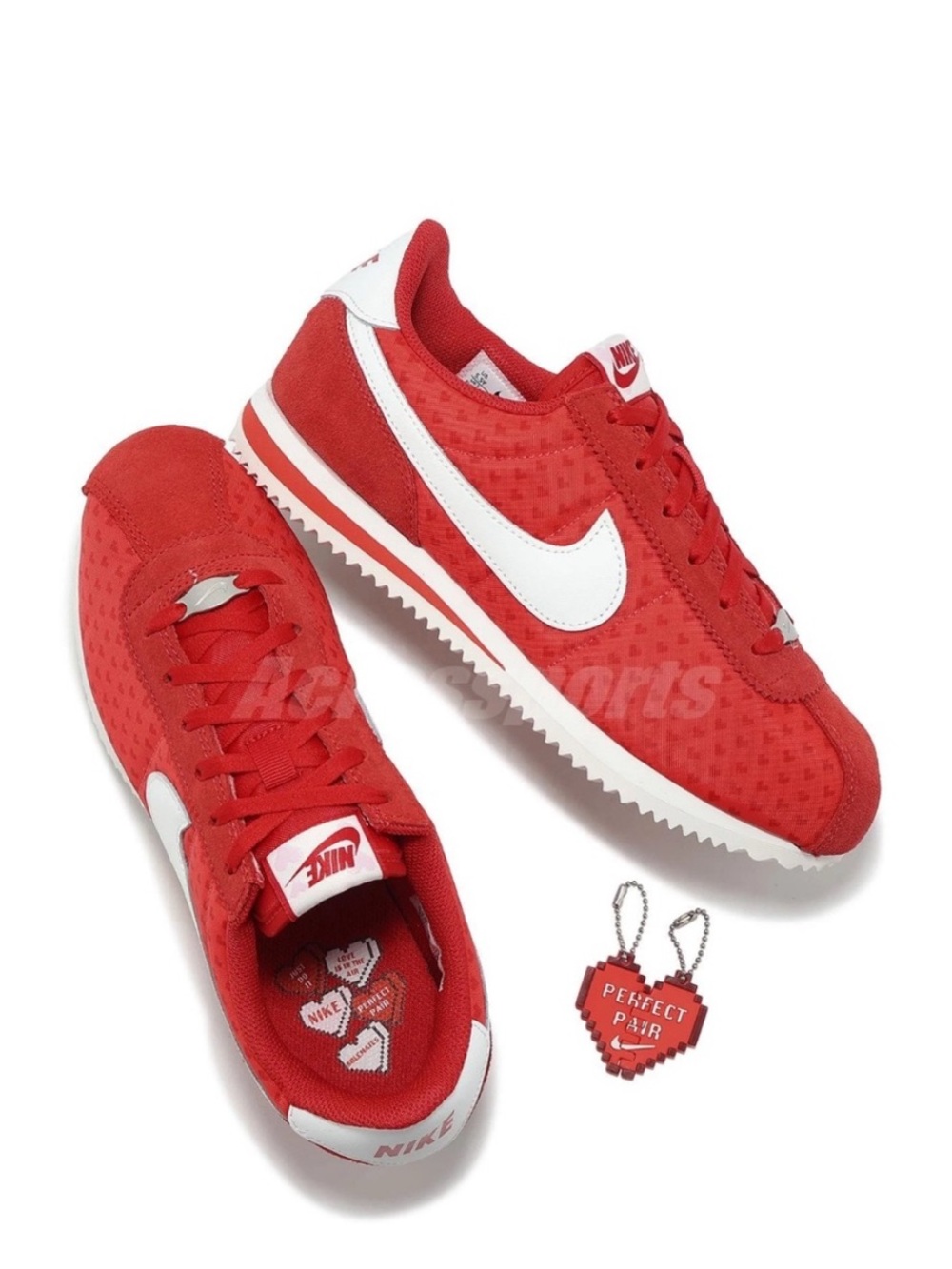 NWOT- Nike Cortez Kids Valentine's Day (GS) - Size 2.5Y